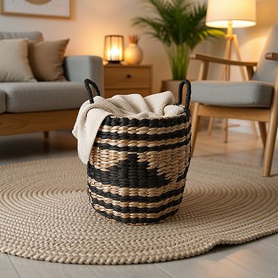 Neatly Medium 12-Inch Water Hyacinth Basket