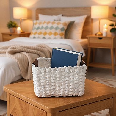 Neatly Small 10-Inch Paper Rope Basket