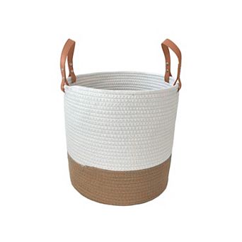 Neatly Small 12-Inch Fabric Rope Basket