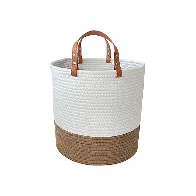 Neatly Small 12-Inch Fabric Rope Basket