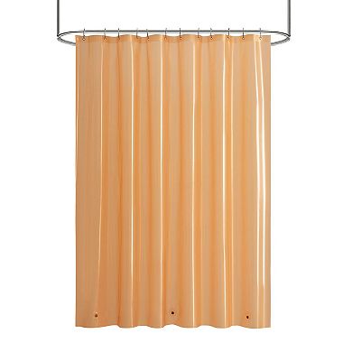 Kate Aurora Transparent Pastel 6 Gauge Hotel Non-Toxic Odor Free PEVA Shower Curtain Liner