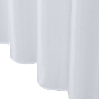 Goodgram Deluxe Hotel Fabric Shower Curtain Liner With Metal Grommets, White, 70x72