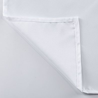 Goodgram Deluxe Hotel Fabric Shower Curtain Liner With Metal Grommets, White, 70x72