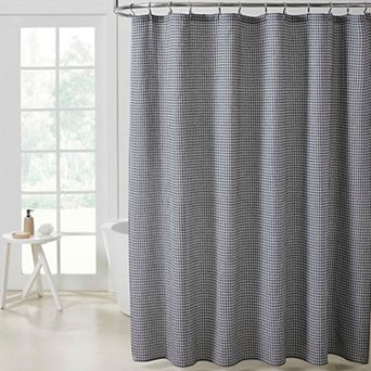 Hotel Collection Premium Spa Heavy Weight Waffle Weave Fabric Shower Curtain By Kate Aurora