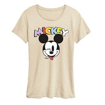 Women's Disney's Mickey Mouse Wink Graphic Tee
