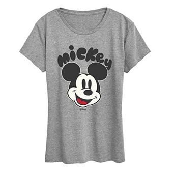 Women's Disney's Mickey Mouse Head Graphic Tee