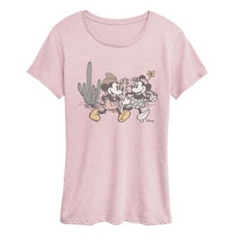 Women's Disney's Mickey & Minnie Mouse In The Desert Graphic Tee