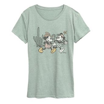 Women's Disney's Mickey & Minnie Mouse In The Desert Graphic Tee