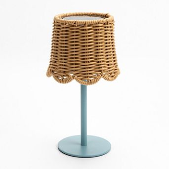 Mikasa LED Solar Waterproof Rattan Lamp