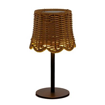 Mikasa LED Solar Waterproof Rattan Lamp