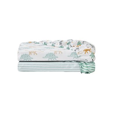 Turnstyle Dino School Sheet Set with Pillowcases