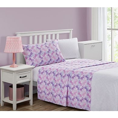 Turnstyle Starlight Unicorn Sheet Set With Pillowcases