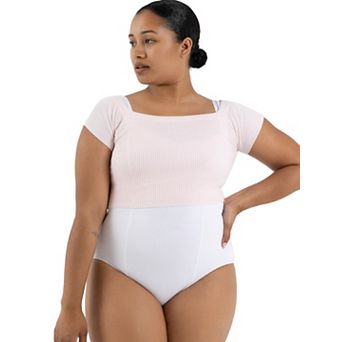 Capezio Ribbed Knit Cropped Sweater