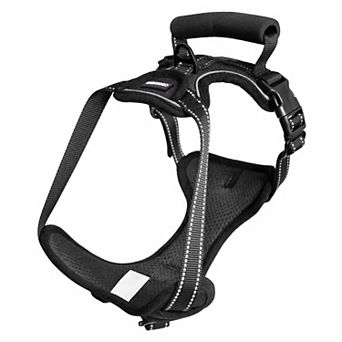 GOOPAWS Adjustable Padded Easy Control Lightweight Reflective Dog Harness