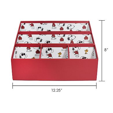 The Big One Peanuts Snoopy Joe Cool Multi-Compartment Desk Organizer