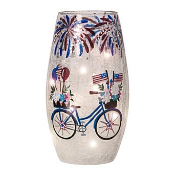 Studio 66 Americana Parade Luminaria Light with Bicycle Design