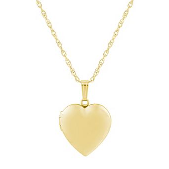 Celebration Gems 14k Gold Heart Locket Pendant Necklace