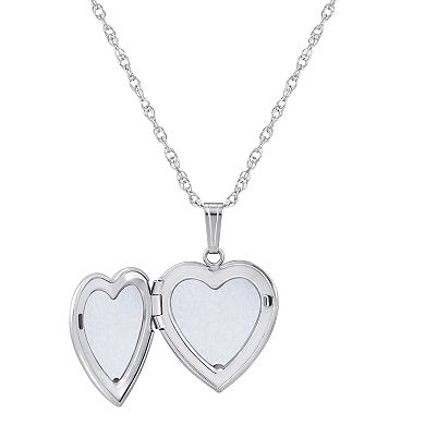 Celebration Gems 14k Gold Heart Locket Pendant Necklace