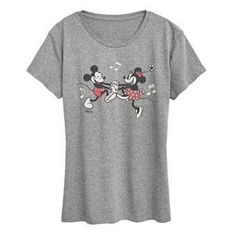 Women's Disney's Mickey & Minnie Mouse Time For Fun Graphic Tee
