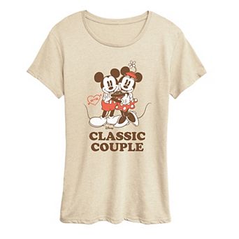 Women's Disney's Mickey & Minnie Mouse Classic Couple Graphic Tee