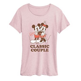 Women's Disney's Mickey & Minnie Mouse Classic Couple Graphic Tee