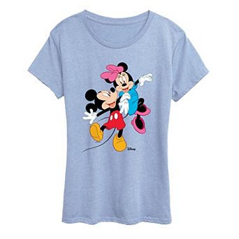 Women's Disney's Mickey & Minnie Mouse Pose Graphic Tee