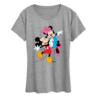 Women's Disney's Mickey & Minnie Mouse Pose Graphic Tee