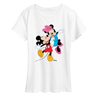 Women's Disney's Mickey & Minnie Mouse Pose Graphic Tee