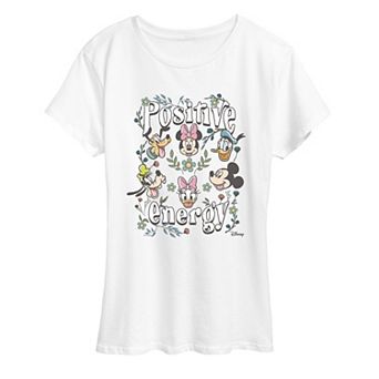 Women's Disney's Mickey Mouse & Friends Positive Energy Graphic Tee