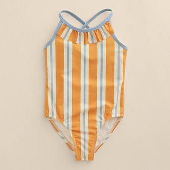Girls 4-12 Little Co. by Lauren Conrad Ruffle One-Piece Swimsuit