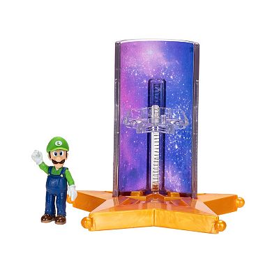 The Super Mario Galaxy Movie 1.5-Inch Luigi Figure with Star Launcher Accessory