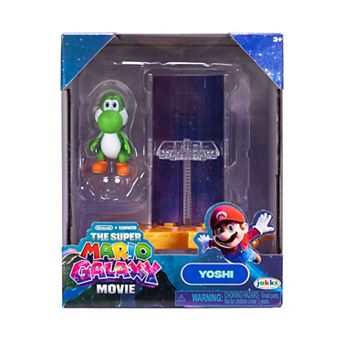 The Super Mario Galaxy Movie Yoshi 1.5-inch Figure with Star Launcher Accessory