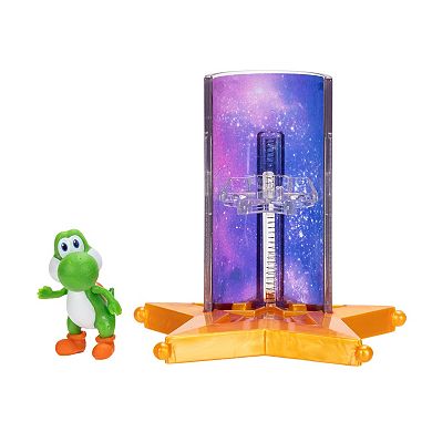 The Super Mario Galaxy Movie Yoshi 1.5-inch Figure with Star Launcher Accessory