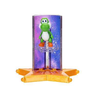 The Super Mario Galaxy Movie Yoshi 1.5-inch Figure with Star Launcher Accessory
