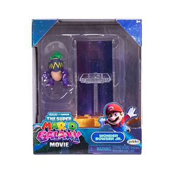 Nintendo The Super Mario Galaxy Movie Wonder Bowser Jr. 1.5-Inch Figure with Star Launcher Accessory