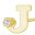 14k Gold J