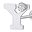 14k White Gold Y