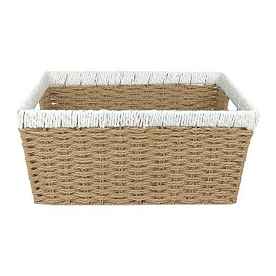 Belle Maison Medium Paper Rope Storage Basket