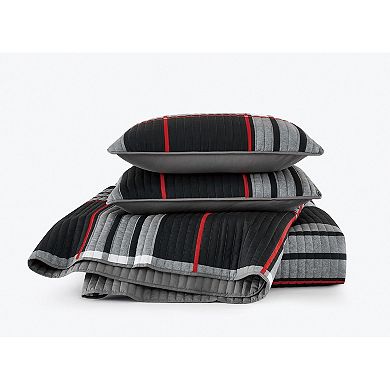 Truly Soft Danbury Plaid Quilt Set with Shams