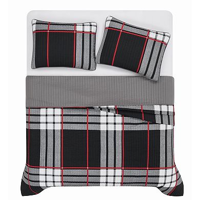 Truly Soft Danbury Plaid Quilt Set with Shams