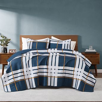 Truly Soft Henry Plaid Cozy Quilt Set with Shams