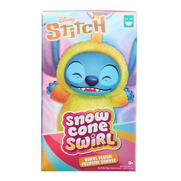 Just Play Disney's Stitch Snow Cone Swirl Vinyl Plush Toy - Styles