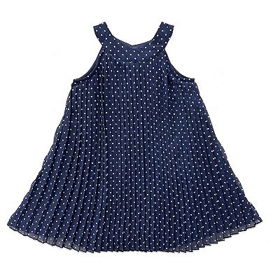 Girls 4-6x Blueberi Boulevard Polka Dot Chiffon Dress
