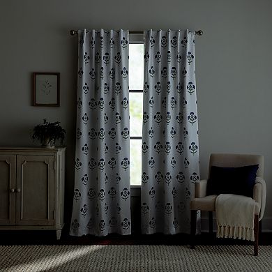Martha Stewart Ayana Blackout Set of 2 Window Curtain Panels