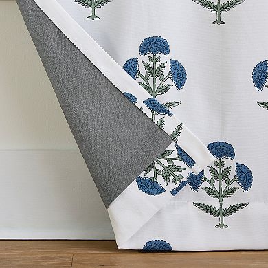 Martha Stewart Ayana Blackout Set of 2 Window Curtain Panels