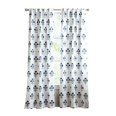 Martha Stewart Ayana Blackout Set of 2 Window Curtain Panels