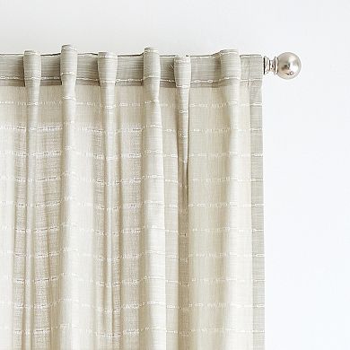 Martha Stewart Ava Light Filtering Set of 2 Window Curtain Panels