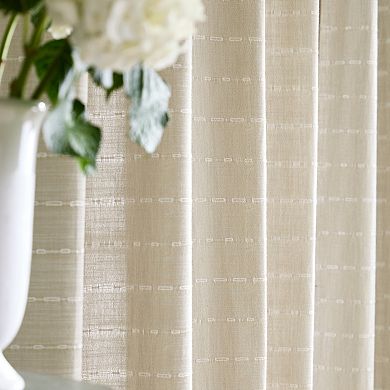 Martha Stewart Ava Light Filtering Set of 2 Window Curtain Panels