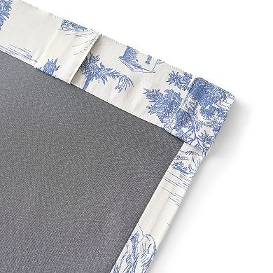 Martha Stewart Village Life Blackout Set of 2 Window Curtain Panels