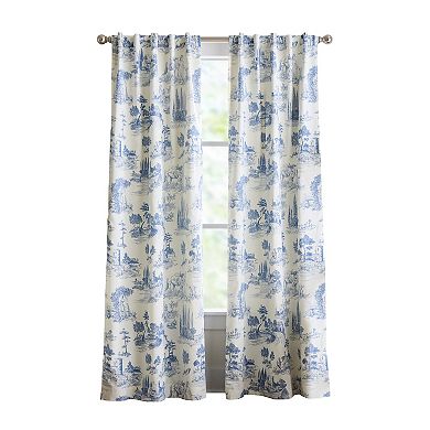 Martha Stewart Village Life Blackout Set of 2 Window Curtain Panels